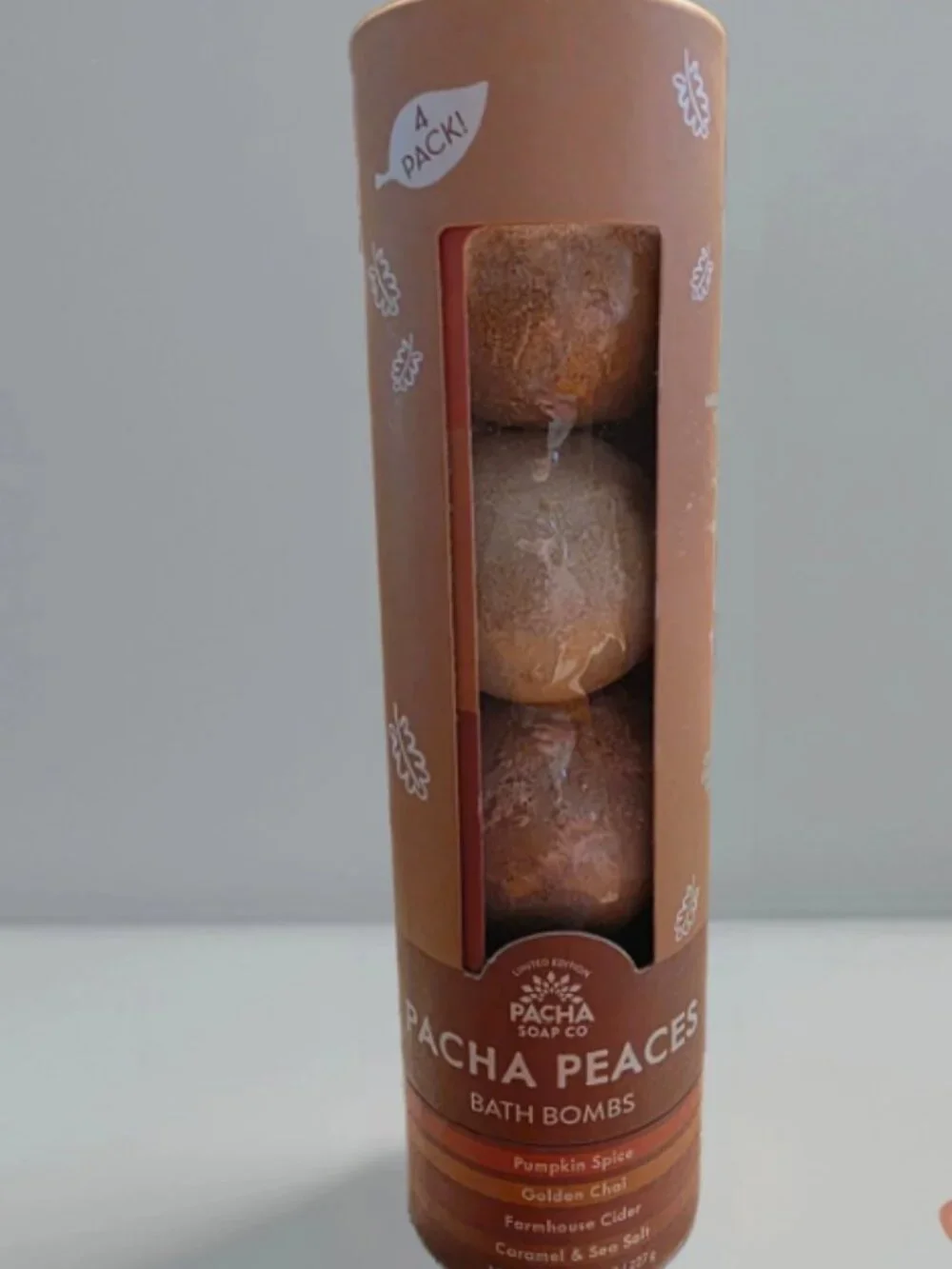 Pacha Peaches Fall Froth Bath Bombs